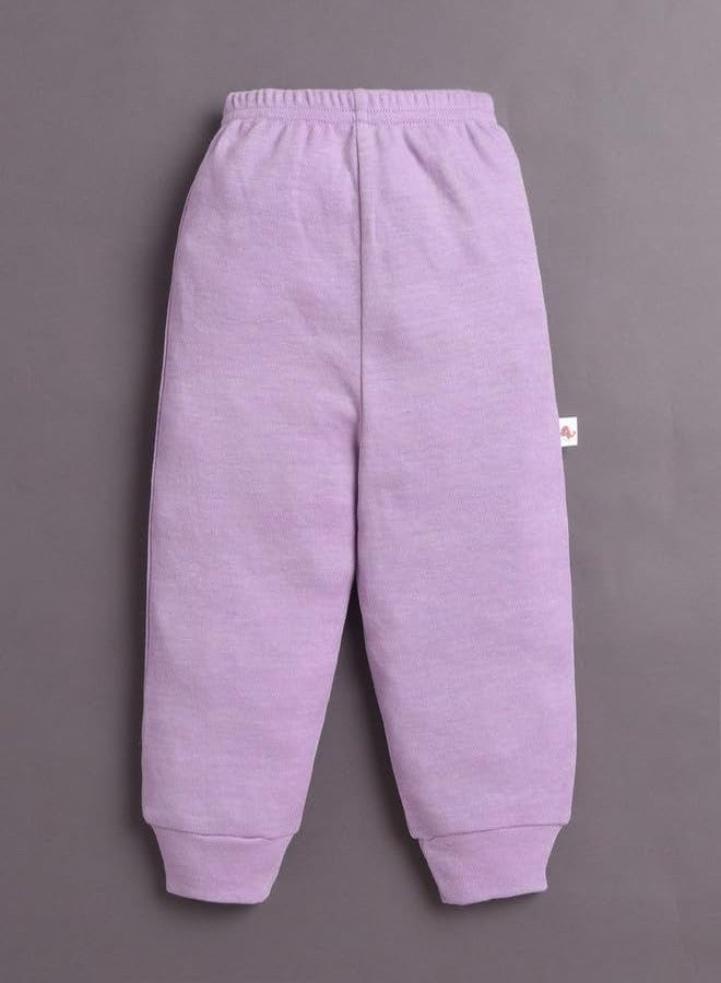 BUMZEE Girls Cotton Pyjamas Pack of 4 Lavender & White - 12-18 Months (Peb10698D-lvd) - Image 4