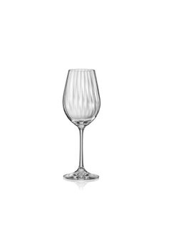 Crystalex Crystalex White Wine Glass Waterfall 350ml, Crystalline 