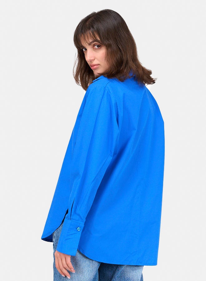 Clue Poplin Hidden Placket Shirt - Image 2