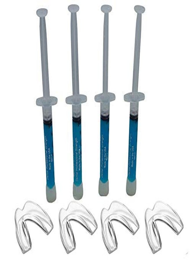 Sparkling White Smiles 4 Syringes Remineralization Gel with 4 Custom Teeth Trays - Strengthens Teeth Enamel - Reduces Teeth Sensitivity - Remineralizes and Desensitizes Teeth - Great for After Teeth Whitening - Image 1