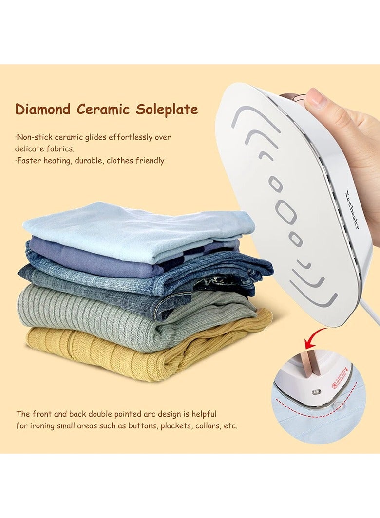 Handheld Mini Electric Dry Iron 120V/220V Dual-voltage 30S Heat Non-steam Garment Irons for Clothes Portable Lightweight Travel  - Image 4