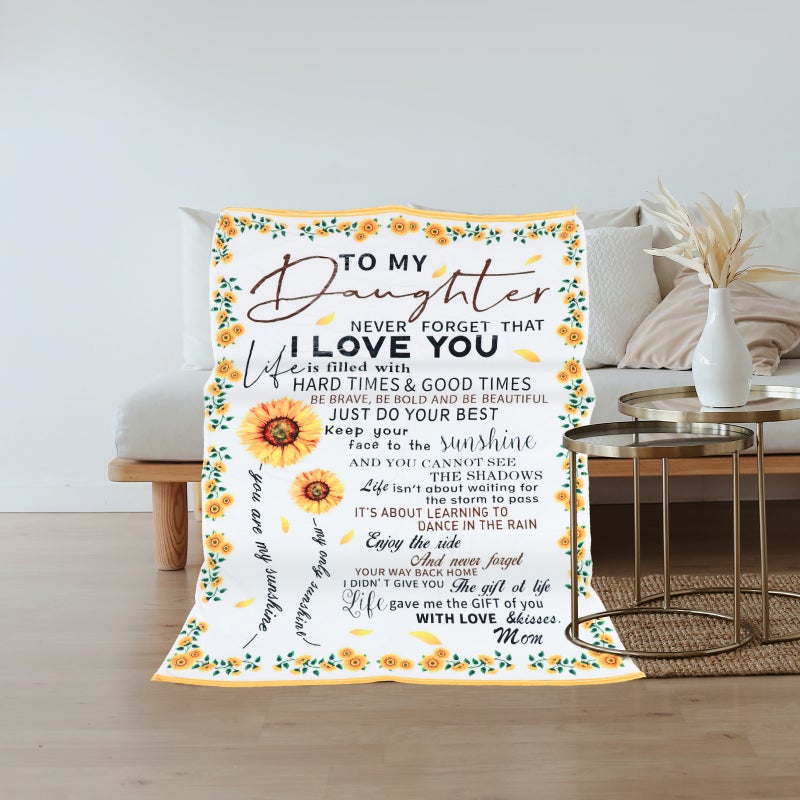 Delicate Letter Blanket Heavy Throw Blanket General Users Chic Design 200x150cm 1Set - Image 4