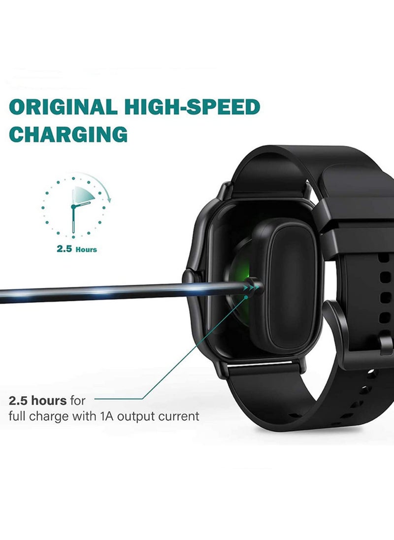 Generic - Magnetic Charging Cable for Amazfit GTR2 GTS2 GTR 2e GTS 2e GTS2 mini T-Rex Pro A201 Pop Pro Pop Bip U Zepp E Smart Watch with Safety Protection Over Current Over Charging Prevention 1m - Image 1