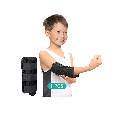 Mybow Elbow Splint for Cubital Tunnel Syndrome, Ulnar Nerve Brace, Pediatric Arm Immobilizer, Child Elbow Support for Tendonitis, Radial Nerve Brace, Kids Arm Stabilizer for Sleeping (Small) - Image 1