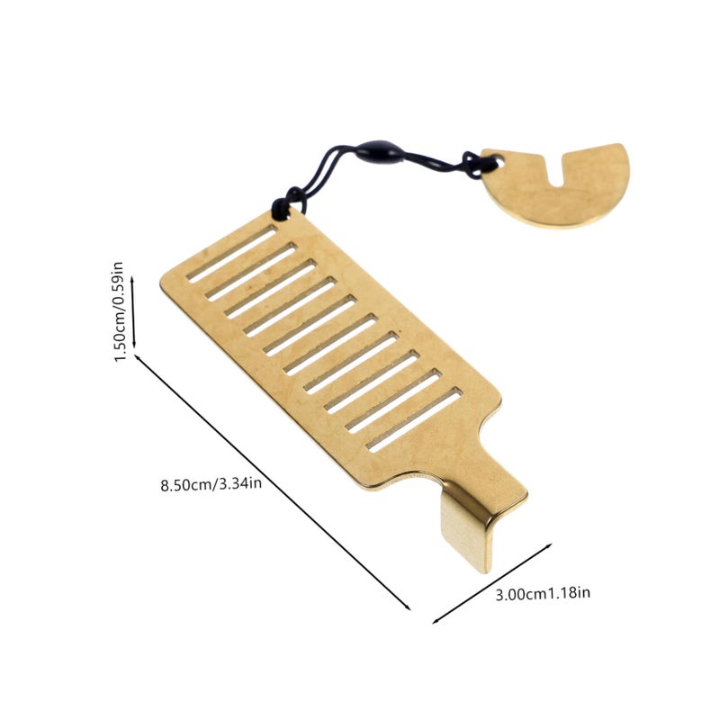 Portable Stainless Steel Travel Door Lock For Hotel Room Safety Security Device Khaki 8 5X3X1 5CM - Image 5