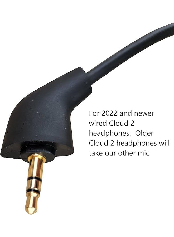 Replacement Game Mic Microphone for Kingston HyperX Cloud, Cloud X and Cloud II 2nd Version, PS4 Xbox One Nintendo Switch Computer PC Gaming Headsets, Black - Image 5