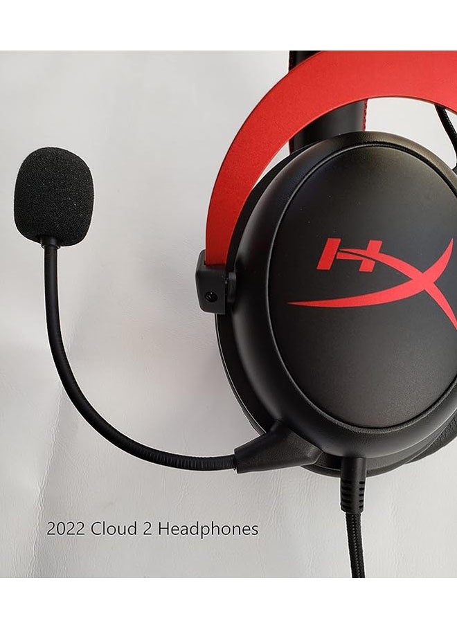 Replacement Game Mic Microphone for Kingston HyperX Cloud, Cloud X and Cloud II 2nd Version, PS4 Xbox One Nintendo Switch Computer PC Gaming Headsets, Black - Image 4