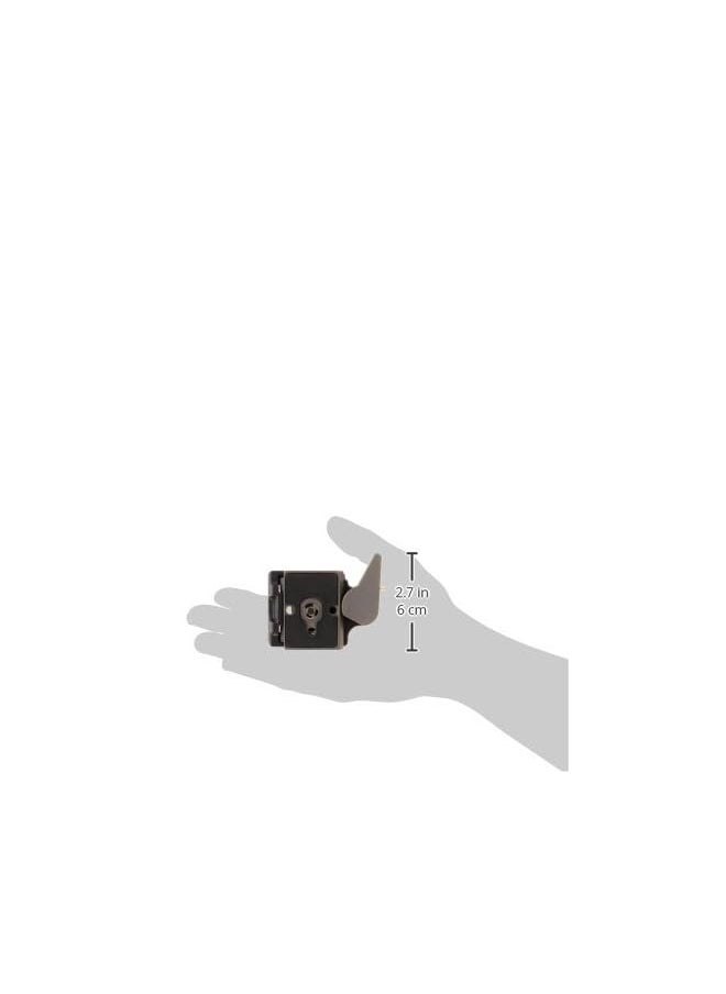 Manfrotto 323 Quick Change Rectangular Plate Adaptor, For Monopod, Compatible With Dslr, Compact System Camera, Mirrorless, Spotting Scope, Aluminium  - Image 5