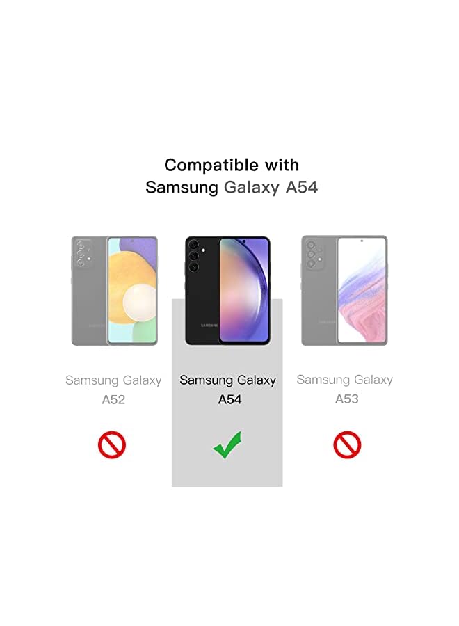 Jetech Screen Protector for Samsung Galaxy A54 5G 6.4-Inch with Camera Lens Protector, Tempered Glass Film, HD Clear, 2-Pack Each - Image 4
