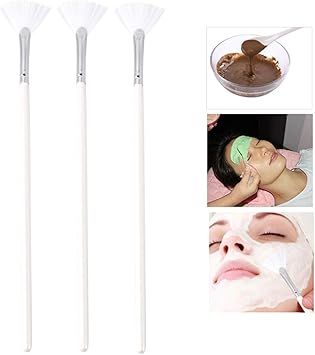 FOMIYES Fan 6pcs Fan for Facials Soft Facial Makeup Tools for Chemical Peel and Facial Gels - Image 3