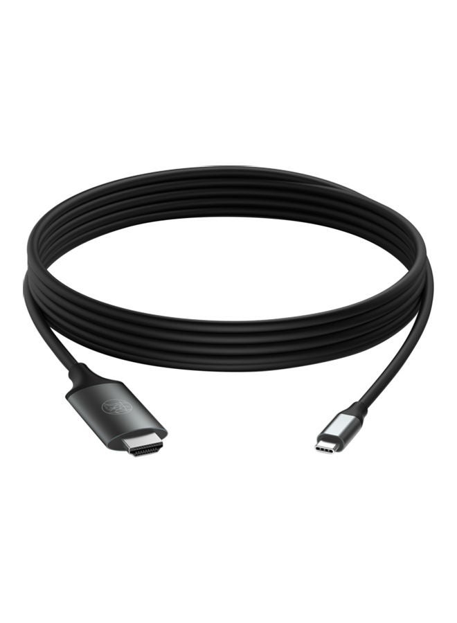 NIBEMINENT Type-C To High Definition Multimedia-Interface Cable Black - Image 1