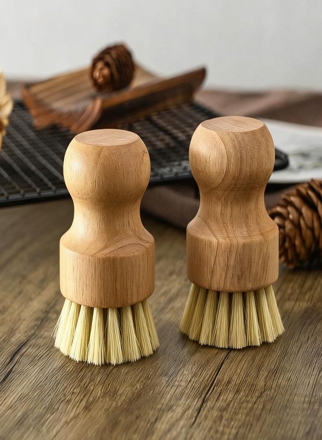 ARPOVIST 6 Packs Bamboo Dish Scrub Brushes，Kitchen Wooden Dish Scrubber Brush Dishwashing Scrubbers with Natural Sisal Bristles for Cleaning Pots, Pans, Sink, Woks,Vegetables - Image 4