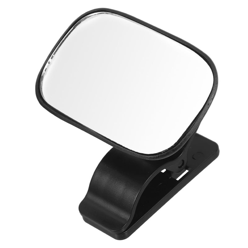 Universal Clip On Car Rear Facing Mirror Wide Angle Adjustable Safety Interior Accessory - Image 2