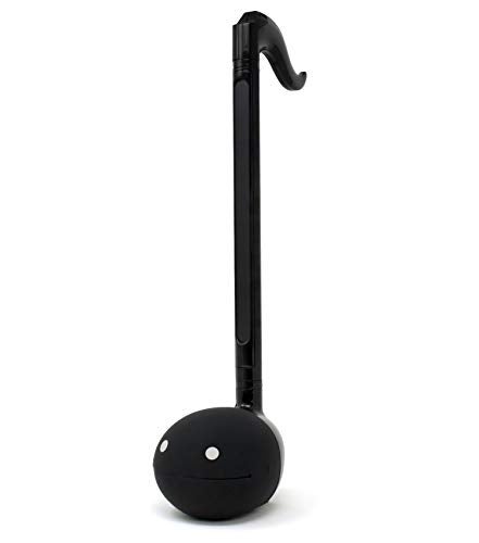 Otamatone أوتاماتون مكعب تكنولوجيا اللمس الحساسة للأصوات الإلكترونية آلة موسيقية سنثسايزر مع رابط موسيقي يتصل بالهاتف الذكي (آيفون وآيباد iOS/Android)، أسود - Image 1