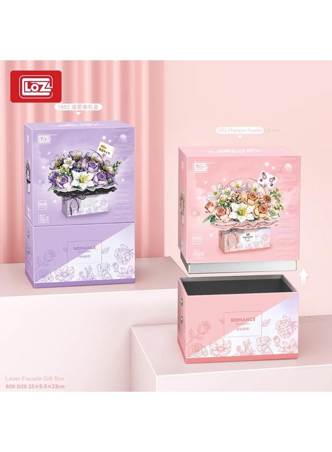 Bluejw LOZ Li Zhi Flower Building Blocks Small Particles Handmade Assembled Diy Immortal Portable Flower Toy Tanabata Gift Valentine's Day - Image 5