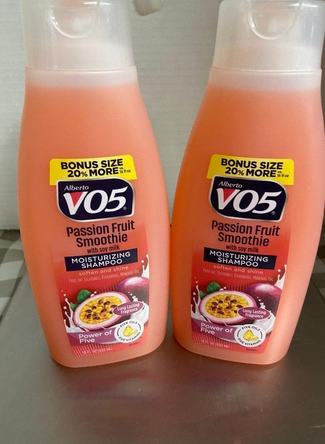 Alberto VO5 PASSION FRUIT SMOOTHIE WITH SOY MILK SHAMPOO 2 EA 18 OZ EA
