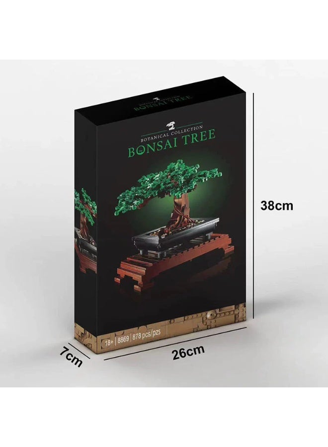 Botanicals Bonsai Tree Home Decor Set 10281 (878) Pieces