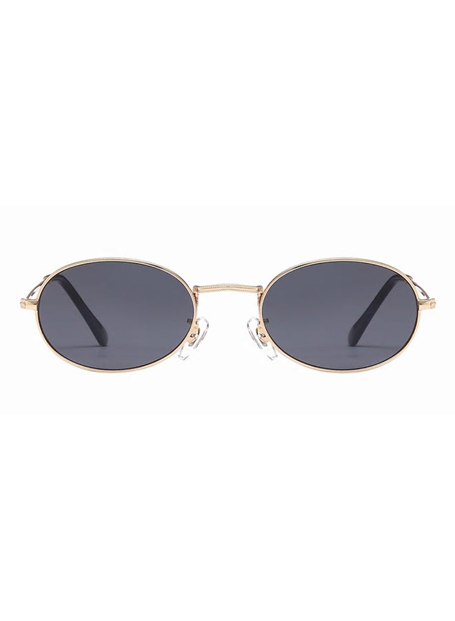 Styled Minimal Oval Sunglasses - Image 2