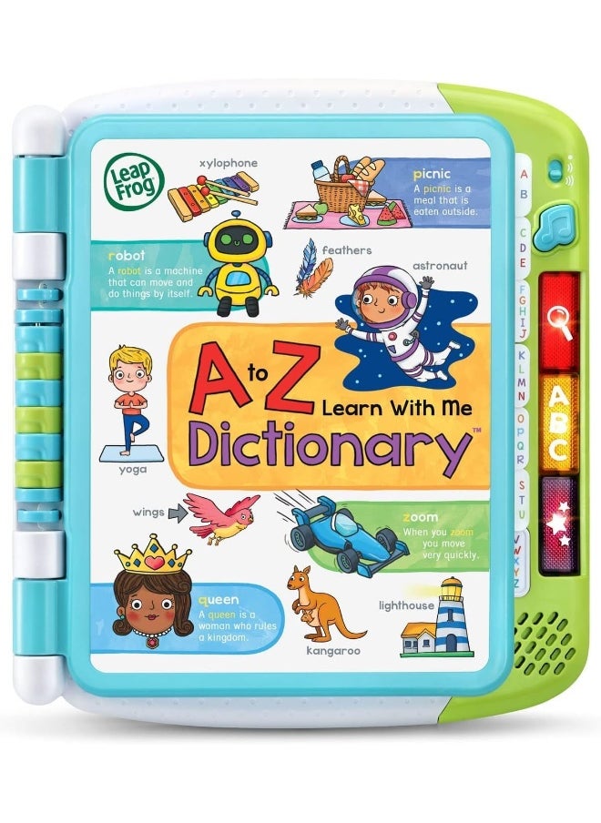 LeapFrog A To Z Learn With Me Dictionary, Interactive Educational Toy, Teaches Abcs, Vocabulary, And Early Literacy Skills, Ideal For Kids Aged 2–5 Years  - Image 1