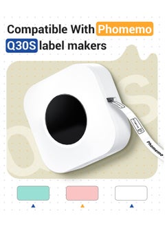 phomemo 3 Rolls Multi-Purpose Square Self-Adhesive Label for D30/ Q30S Label Printer, 12x40mm, 160 Labels/Roll (White)  - Image 3