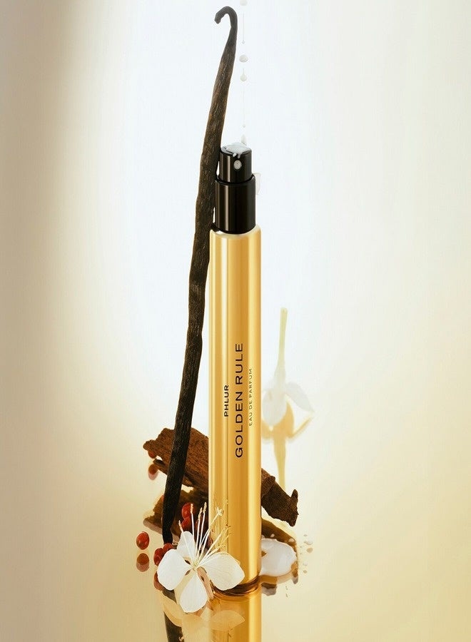 PHLUR Golden Rule Eau de Parfum Travel Spray 10 mL – Warm, Radiant, Amber-Inspired Scent - Image 2