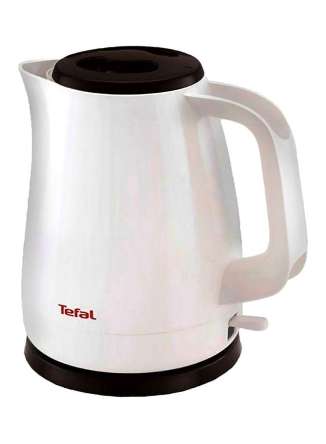 تيفال غلاية كهربائية ديلفيني سعة 1.5 لتر 1.5 L 2800 W KO150127 أبيض/أسود - Image 1