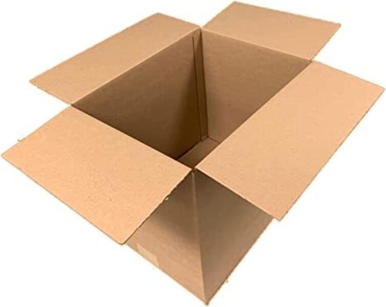 ECVV [5pack] Carton box, Cardboard, for moving shipping and packing Double Wall 100% Recyclable Corrugated Cardboard Moving Boxes (41x33x33cm) - Image 2