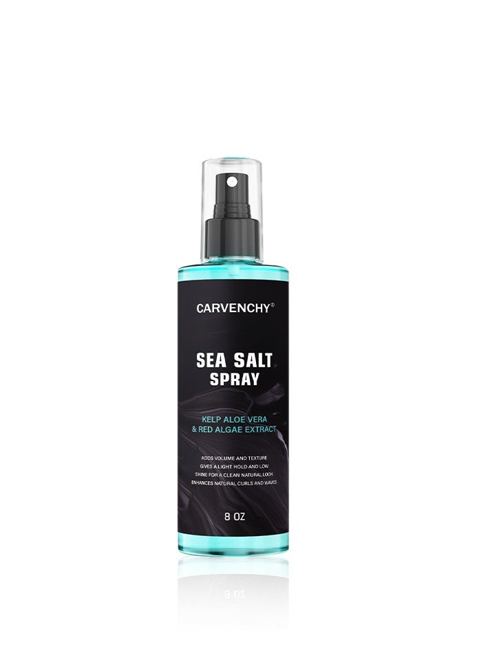 CARVENCHY - Sea Salt Spray for Hair Men - Hair Texturizing Spray with Kelp, Aloe Vera and Red Algae Extract - Surf Spray to Add Volume and Texture Sea Salt Spray for Men Beach Hair Spray - 8oz - Image 1