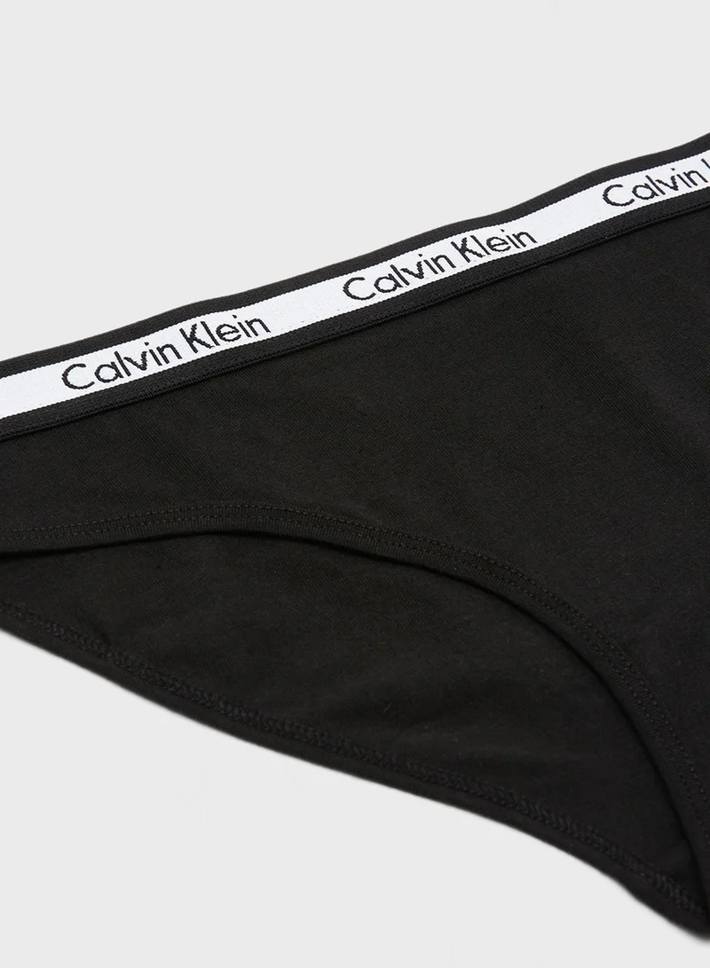 Calvin Klein Jeans Kids 2 Pack Logo Band Bikini Briefs