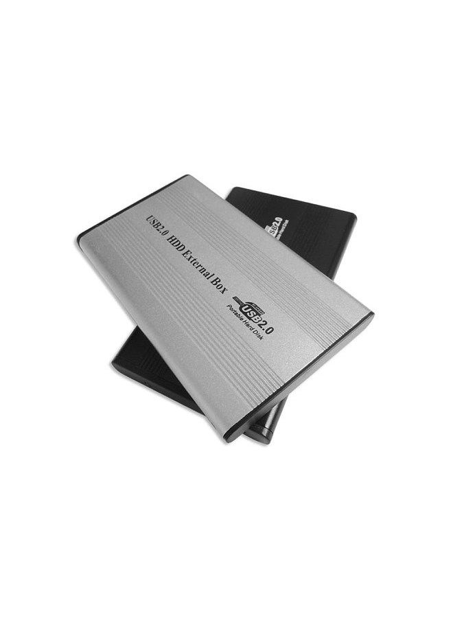 Generic - USB2.0 to IDE Hard Disk Case 2.5'' IDE HDD Enclosure Portable Hard Disk Box Aluminum Alloy HDD Enclosure Blue - Image 1