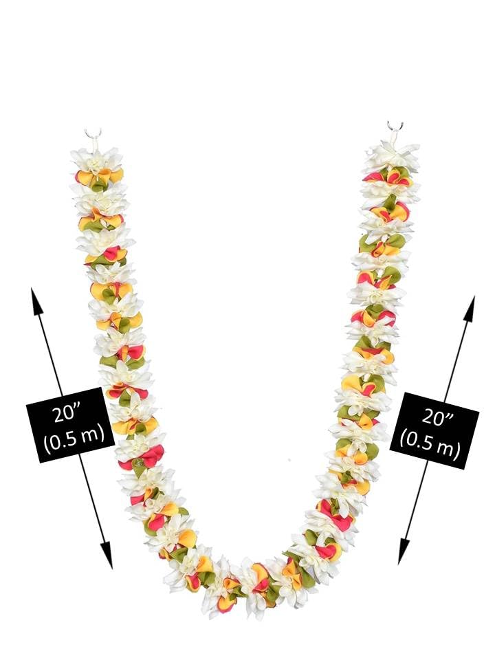 Daedal Crafters Artificial Chintamani Flower Garland for Pooja Mandir, Mala for Photo Frame, Decorative Haar Mala for God Idols, Photo Frames of Ancestors, Pitra & Pooja Room Décor (40 inch) - Image 2