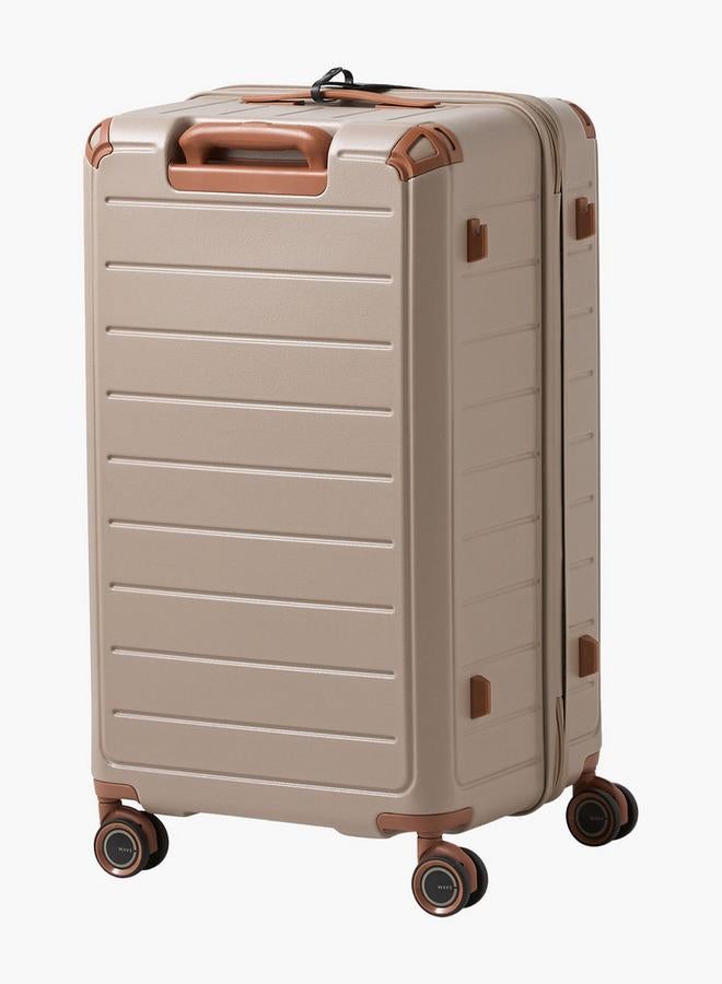 Wave Textured Hardcase Luggage Trolley With Retractable Handle - Image 4