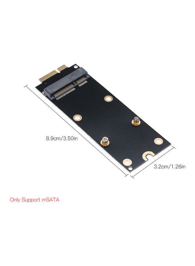 NIBEMINENT mSATA SSD To 7 And 17Pin Adapter Card For 2012 Apple Macbook Pro Retina Black - Image 5
