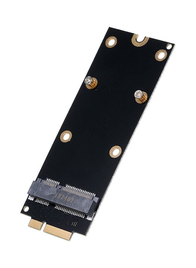 NIBEMINENT mSATA SSD To 7 And 17Pin Adapter Card For 2012 Apple Macbook Pro Retina Black - Image 2