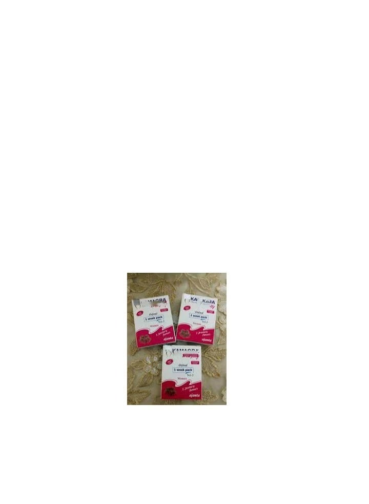 Kama Natural Herbal Body Treatment Pack — 3-box Easy Snap 21 Sachets  Pack