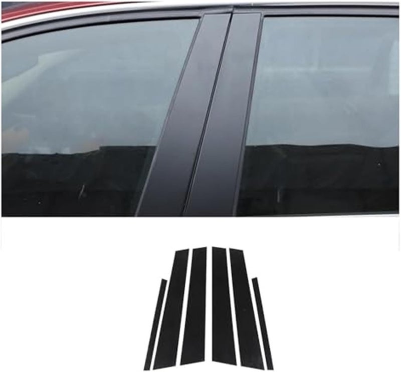DEMULAX 6 Pcs Car Door Window Trim for Nissan Qashqai - Image 2
