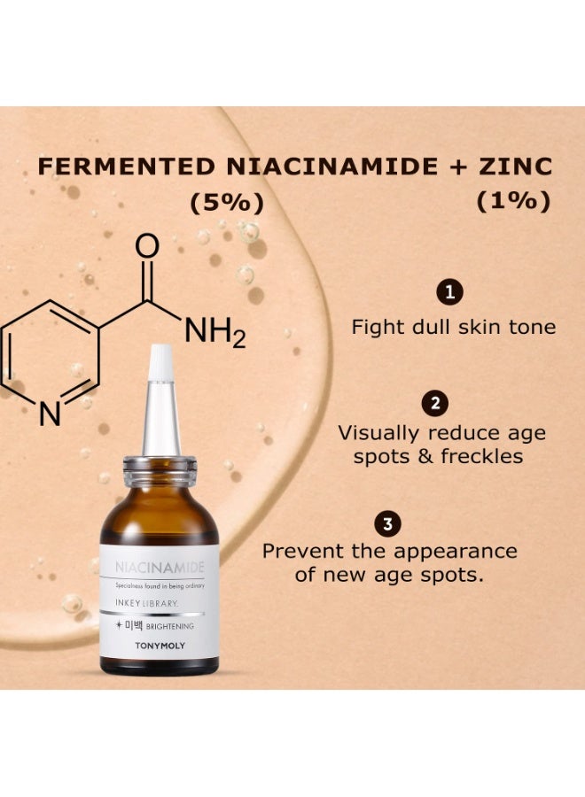 Tonymoly Inkey Library Niacinamide and Brightening Skin Serum - Image 2