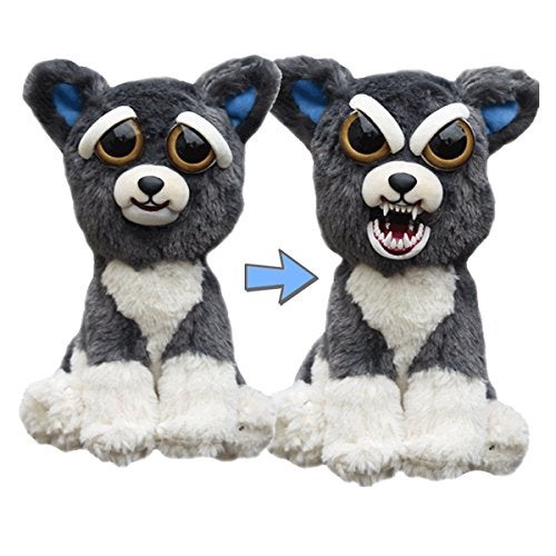 Feisty Pets Sammy Suckerpunch Adorable 85 Plush Stuffed Dog That Turns Feisty With A Squeeze - Image 1