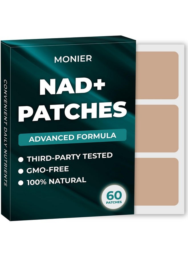 MONIER NAD Patches for Women & Men | NAD+ Patch for Energy & Healthy Aging | with CoQ10 & Nicotinamide | 60 Day Supply - Image 1