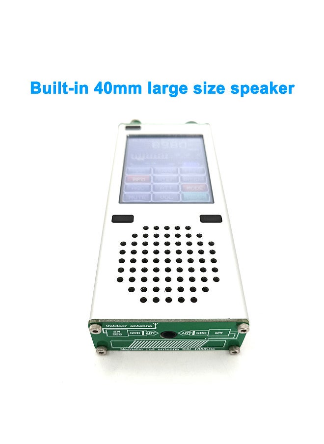 Generic ATS120 SI4732 ESP32 BT 150K-30Mhz 64M-108Mhz Receiver Frequency Amplitude Modulation LSB USB All Band Modes Adjustable 2.4inch Digital TFT Display  - Image 5
