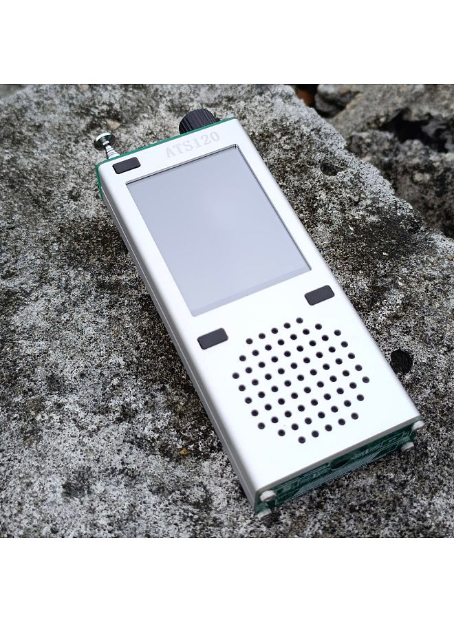 ATS120 SI4732 ESP32 BT 150K-30Mhz 64M-108Mhz Receiver Frequency Amplitude Modulation LSB USB All Band Modes Adjustable 2.4inch Digital TFT Display