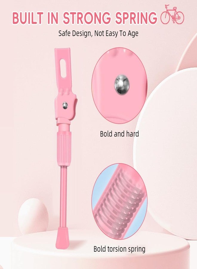 برو بيروس مسند دراجة أطفال من بروبيروس® لعجلات مقاس 20 بوصة، مسند معدني مقوى مانع للانزلاق مزود بنابض، طوله 10.43 بوصة، مسند دراجة بديل لدراجة الأطفال، ملحق لتعديل الدراجة، لون وردي - Image 5