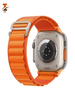 Apple Watch Alpine Loop Band 49mm/45mm/44mm Nylon Woven Sport Strap Compatible with iWatch Series 8/Ultra/7/SE/6/5/4/3/2/1