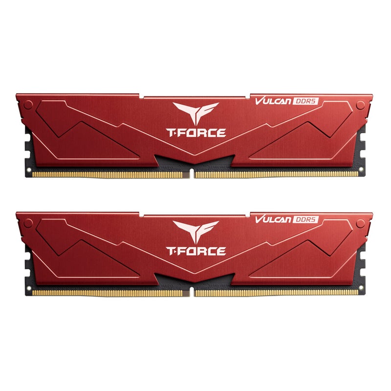 TEAMGROUP TForce Vulcan DDR5 32GB 2x16GB 6000MHz PC548000 CL38 Intel XMP 30 AMD Expo Compatible Desktop Memory Module Ram Red FLRD532G6000HC38ADC01 - Image 2