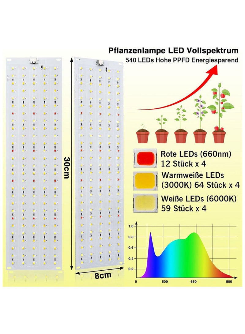 Planting growing LED Lighting set of four 30x8  - Image 2