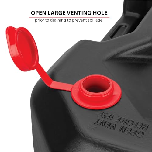 Performance Tool W4076 10-Quart Oil Drain Container, Deep Drain Well, Integrated Handle, Sealing Rubber Gaskets, Black - Image 3