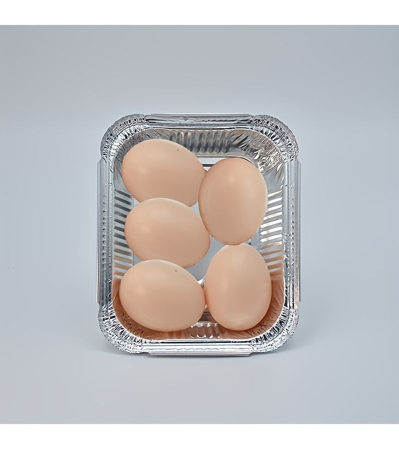 50 Disposable Aluminum Foil Pans with Clear Lids for Baking and Catering - Image 2