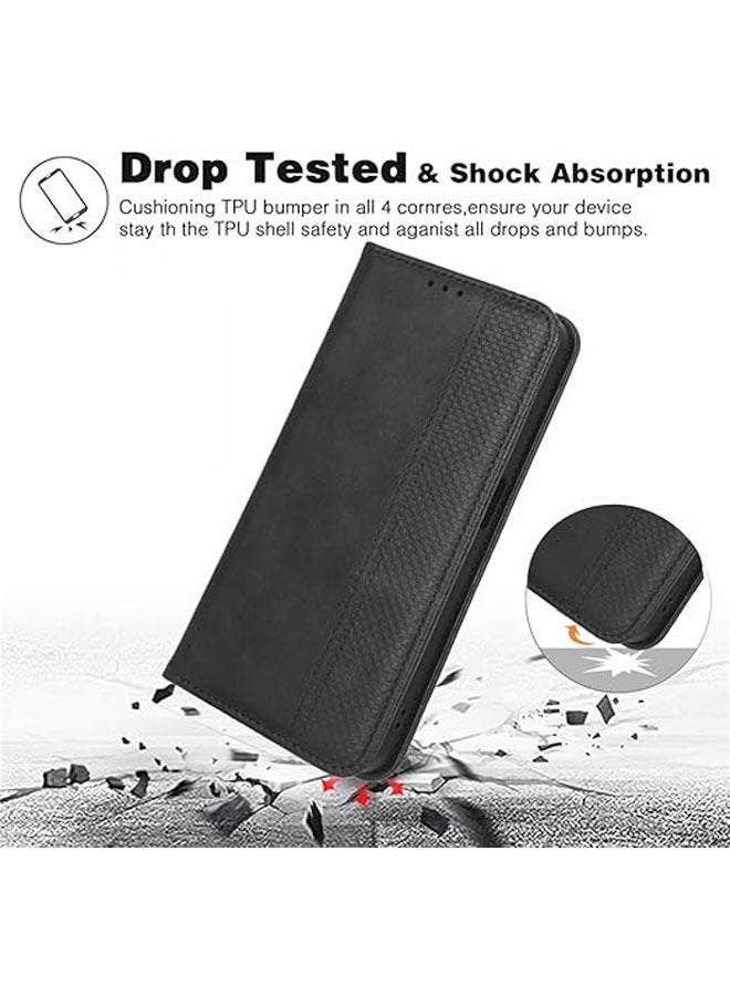 general The leather phone case is compatible with the Xiaomi Redmi Note 13 Pro Plus 5G and is compatible with the Xiaomi Redmi Note 13 Pro Plus 5G phone case with leather flap wallet case - Image 4