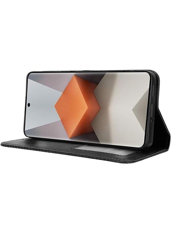 general The leather phone case is compatible with the Xiaomi Redmi Note 13 Pro Plus 5G and is compatible with the Xiaomi Redmi Note 13 Pro Plus 5G phone case with leather flap wallet case - Image 2