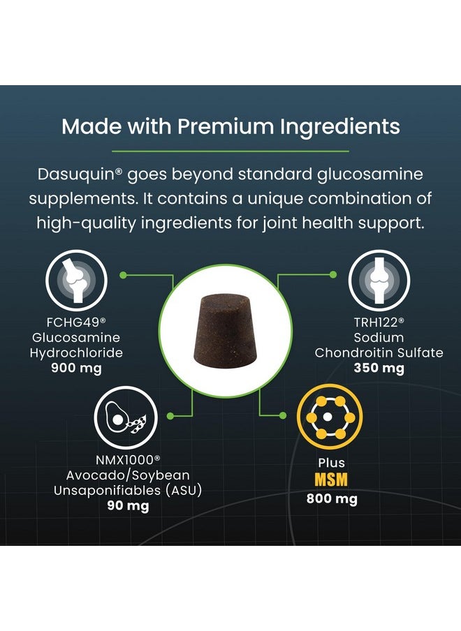 Nutramax Laboratories Nutramax Laboratories Dasuquin with MSM Joint Health Supplement for Large Dogs - With Glucosamine, MSM, Chondroitin, ASU, Boswellia Serrata Extract, and Green Tea Extract, 84 Soft Chews  - Image 5